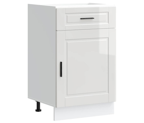 Mueble bajo de cocina porto alto brillo blanco