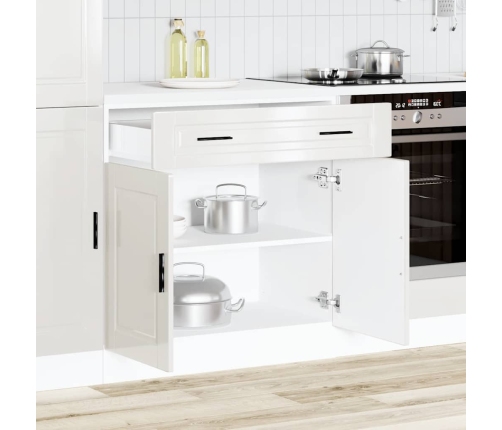 Mueble bajo de cocina porto alto brillo blanco