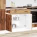 Mueble bajo de cocina porto madera vieja madera reconstituida