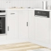 Mueble bajo esquina de cocina porto alto brillo blanco