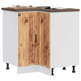 Mueble bajo esquina de cocina porto madera reconstituida