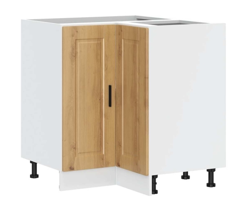 Mueble bajo esquina de cocina porto madera reconstituida