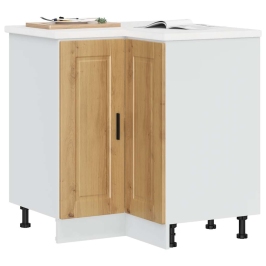 Mueble bajo esquina de cocina porto madera reconstituida