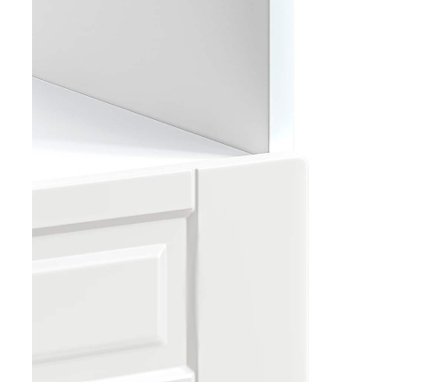 Mueble de horno Porto alto brillo blanco madera reconstituida