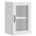 Armario de pared para cocina con puerta de cristal Porto blanco