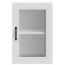 Armario de pared para cocina con puerta de cristal Porto blanco