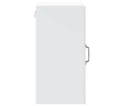 Armario de pared para cocina con puerta de cristal Porto blanco