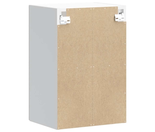 Armario de pared para cocina con puerta de cristal Porto blanco