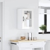 Armario pared para cocina puerta cristal Porto blanco brillante