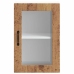 Armario de pared para cocina puerta cristal Porto madera vieja