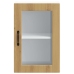 Armario pared para cocina puerta cristal Porto roble artesanal