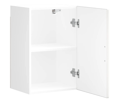 Armario de pared para cocina Porto madera de ingeniería blanca