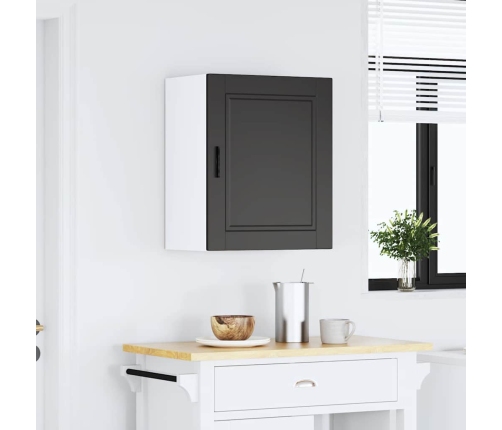 Mueble de pared de cocina Porto madera contrachapada negra