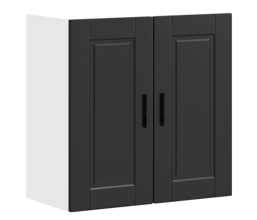 Mueble de pared de cocina Porto madera contrachapada negra