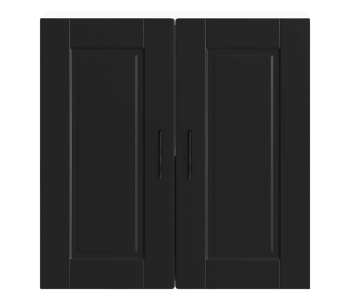 Mueble de pared de cocina Porto madera contrachapada negra