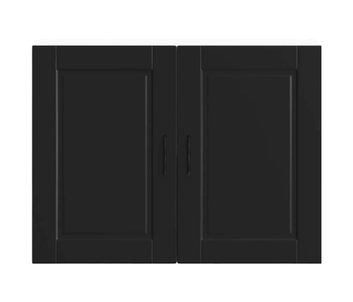 Mueble de pared de cocina Porto madera contrachapada negra