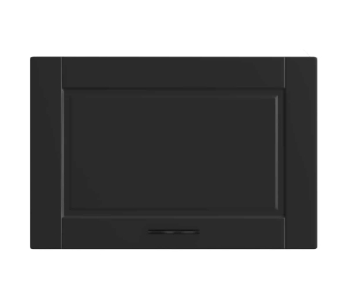 Mueble de pared de cocina Porto madera contrachapada negra