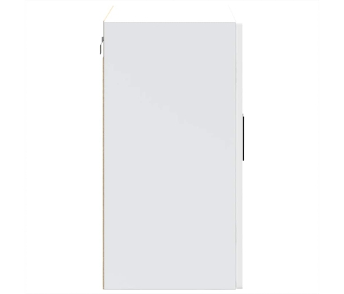 Armario de pared para cocina con puerta de cristal Porto blanco