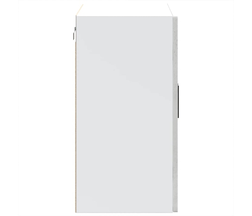 Armario de pared para cocina puerta cristal Porto gris hormigón