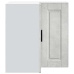 Mueble esquinero cocina Porto madera contrachapada gris cemento