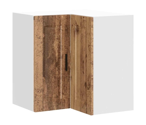 Mueble de cocina esquina pared Porto madera vieja