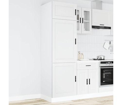 Mueble de cocina Porto de madera contrachapada blanca