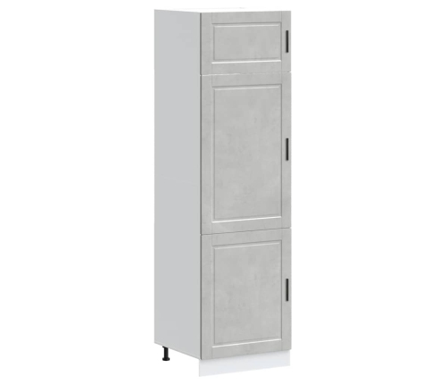 Mueble de cocina Porto de madera contrachapada gris hormigón