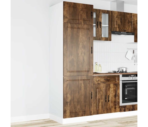 Mueble de cocina Porto de madera contrachapada roble ahumado