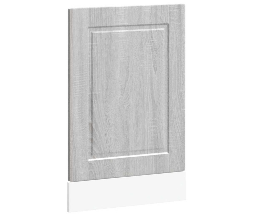 Panel para lavavajillas Porto madera contrachapada gris sonoma