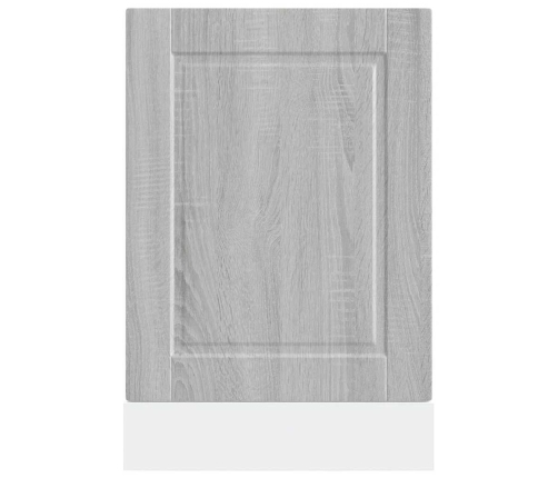 Panel para lavavajillas Porto madera contrachapada gris sonoma