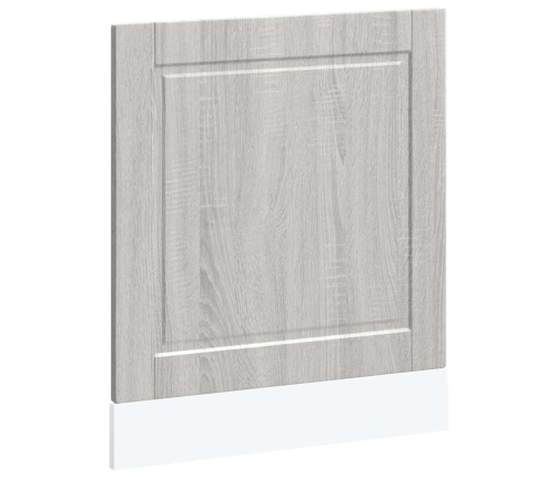 Panel para lavavajillas Porto madera contrachapada gris sonoma