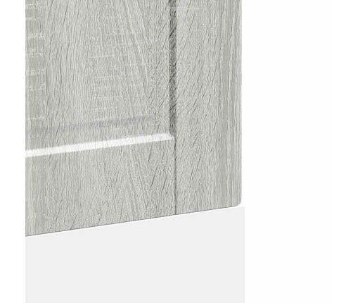 Panel para lavavajillas Porto madera contrachapada gris sonoma