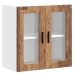 Armario de pared para cocina puerta cristal Porto madera vieja