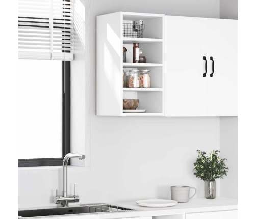 Armario colgante cocina contrachapada blanco 30x29,5x60 cm