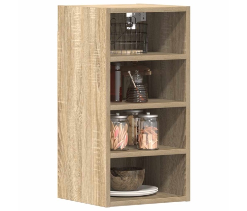 Armario colgante cocina contrachapada color roble 30x29,5x60 cm