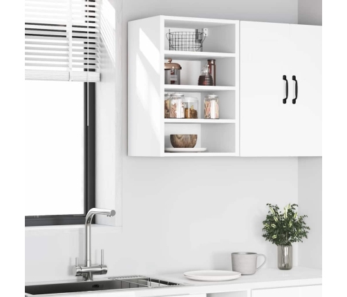 Armario colgante cocina contrachapada blanco 40x29,5x60 cm