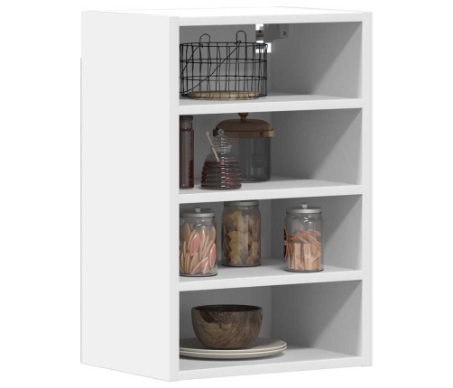 Armario colgante cocina contrachapada blanco 40x29,5x60 cm