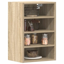 Armario colgante cocina contrachapada color roble 40x29,5x60 cm