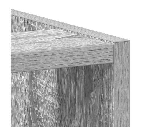 Armario bajo de madera de ingeniería gris sonoma 20x44,5x81,5cm