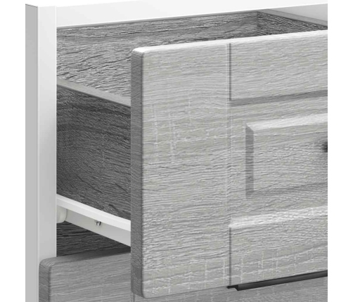 Mueble bajo de cocina porto gris sonoma madera reconstituida