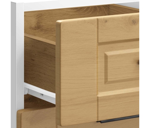 Mueble bajo de cocina porto roble artesano madera reconstituida