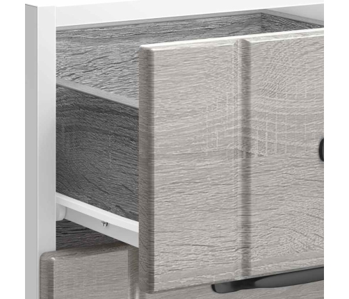 Mueble bajo de cocina Lucca madera contrachapada gris sonoma