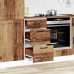 Mueble bajo de cocina Lucca madera vieja