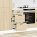 Mueble bajo de cocina Kalmar madera ingeniería de roble sonoma