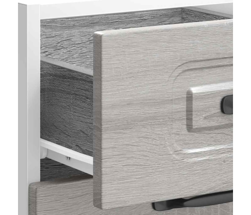 Mueble bajo de cocina Kalmar gris sonoma madera de ingeniería