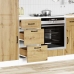 Mueble bajo de cocina Kalmar roble artesanal madera ingeniería