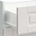 Mueble bajo de cocina Porto alto brillo blanco