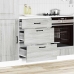 Mueble bajo de cocina Kalmar gris sonoma madera de ingeniería