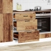 Mueble bajo de cocina Kalmar de madera antigua de ingeniería