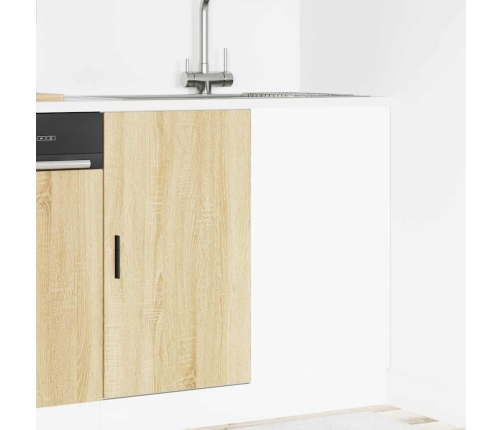 Mueble bajo para fregadero madera contrachapada roble sonoma